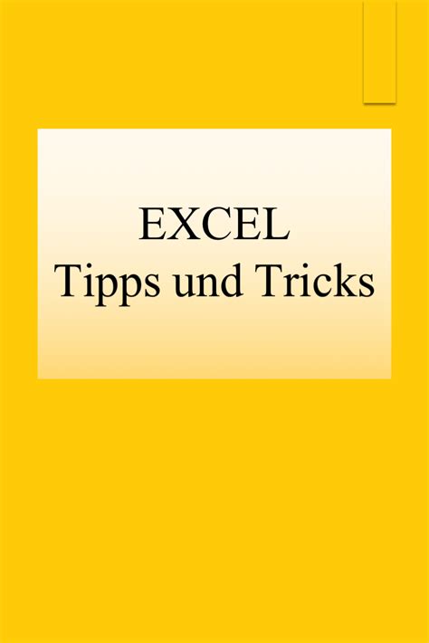 Excel Tipps Und Tricks Edv Kenntnisse Verbessern Formeln Tabellen