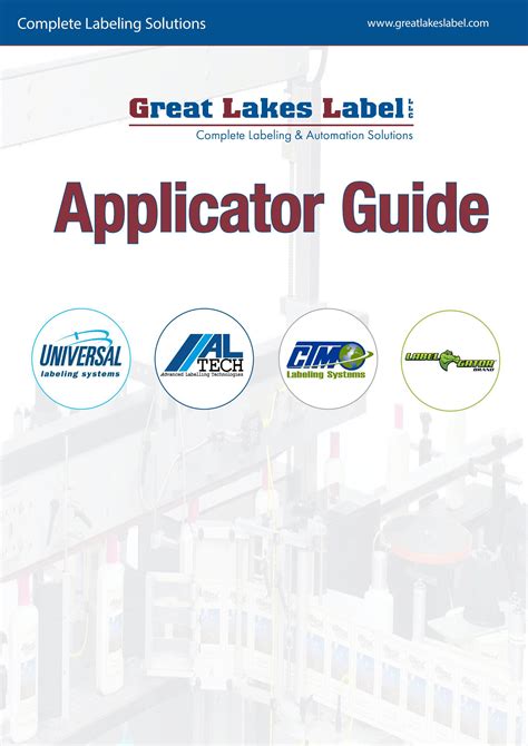 Applicator Guide Great Lakes Label By Great Lakes Label Issuu