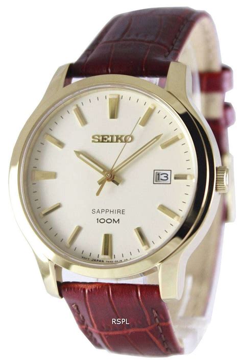 Mreurio invicta men's 15945 specialty black dial watch. Seiko Neo Classic Quartz Sapphire 100M SGEH44P1 SGEH44P Men's Watch
