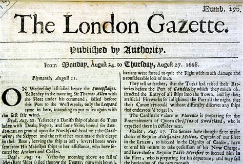 Worlds First English Newspaper Expected To Fetch £15000 When
