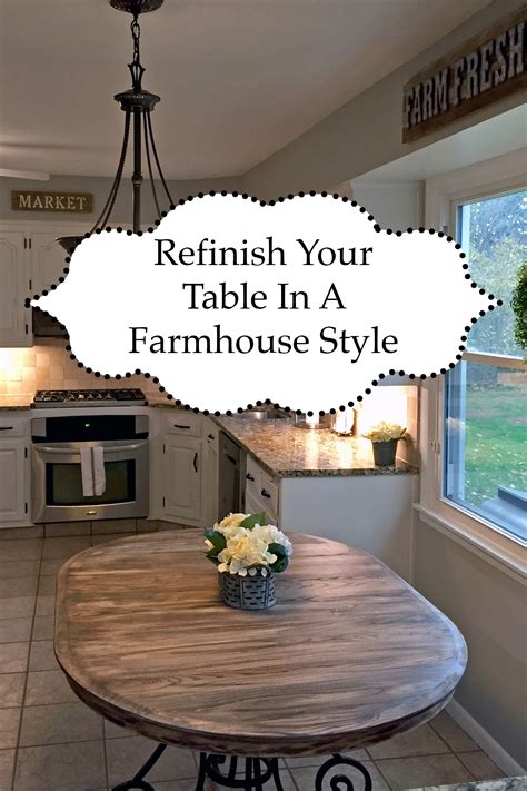 Watch me refinish my kitchen table in 60 seconds! Refinish Kitchen Table in Farmhouse Style - The Kelly ...