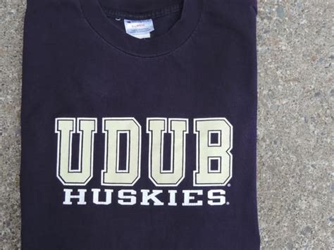 Vintage T Shirt Udub University Of Washington Pac 12 Etsy Uw Huskies
