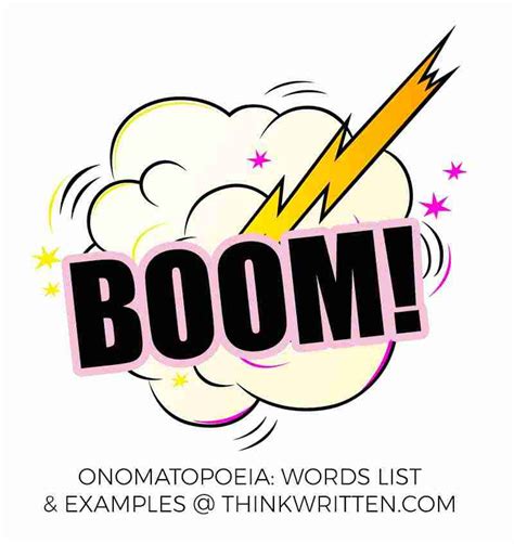 Onomatopoeia Words List And Examples Soy Lez