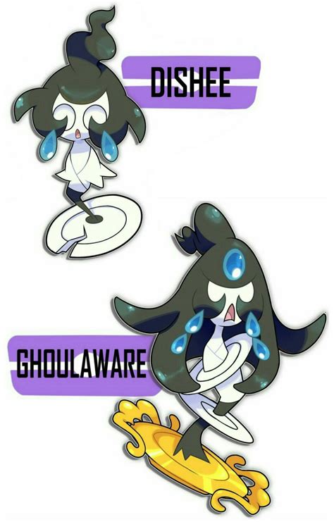 Fakemon Dishee Ghost And Ghoulaware Ghost Pokemon Show Pokemon