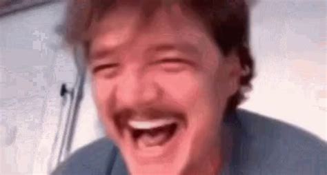 Pedro Pascal Laughing Crying Meme