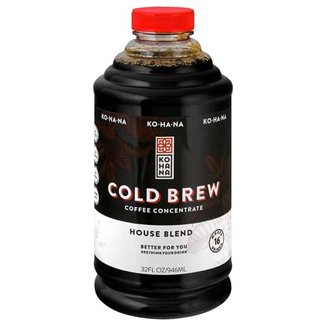 Kohana Coffee Cold Brew Concentrate House Blend Shop Coffee At H E B