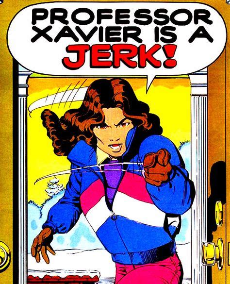 kitty pryde from the uncanny x men 168 by chris claremont and paul smith professor xavier is