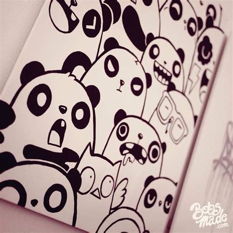 Pandas Doodle Art Doodle Art Drawing Panda Drawing