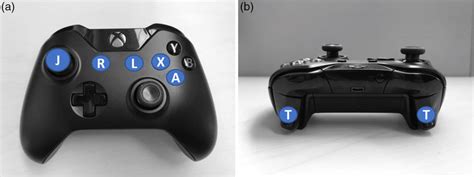 The Xbox Controller A Shows The Top View With The Left Hand Download