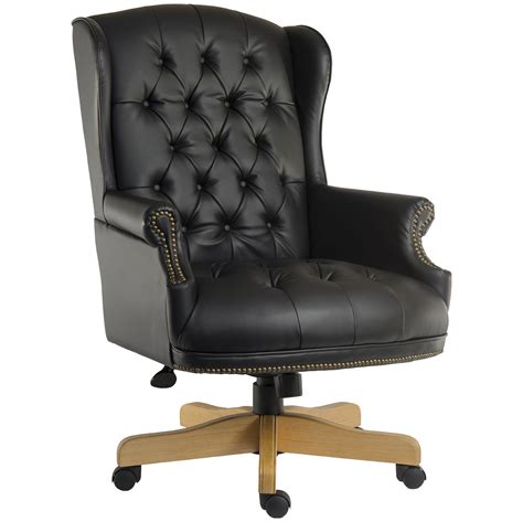 Chairman Noir Traditional Manager Chair Executive Office Chairs