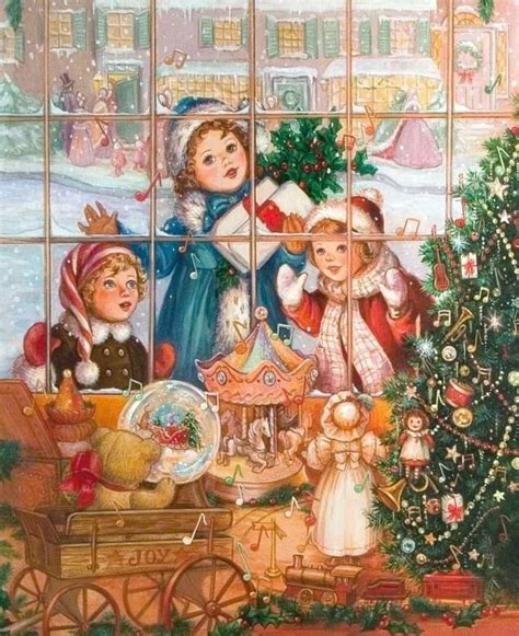 Pin By Monique Willems On Christmas Pictures Christmas Paintings Christmas Pictures