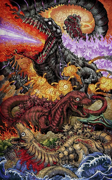 Exclusive Shin Godzilla Poster By San Antonio Artist Matt Frank Could