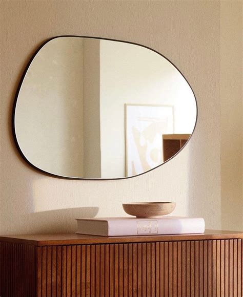 Asymmetrical Wall Mirror Large Asymmetric Mirror Irregular Etsy