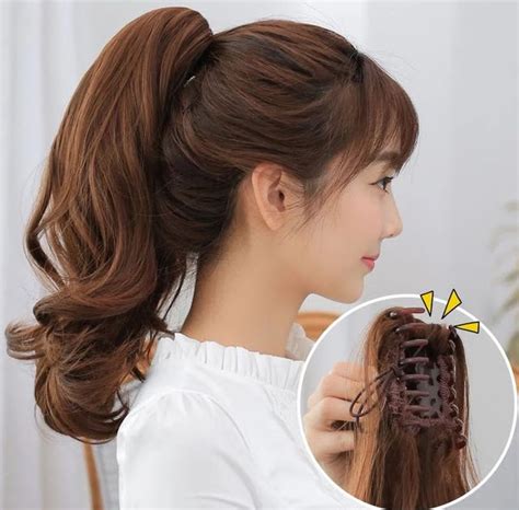 Https://tommynaija.com/hairstyle/cute Korean Ponytail Hairstyle