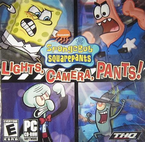 お買い得 Spongebob Squarepants Lights Camera Pants Game Rentmanagerge