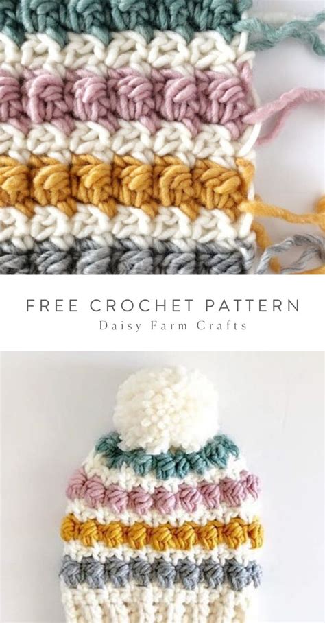 Daisy Farm Crafts Crochet Beanie Pattern Crochet Hats Free Pattern