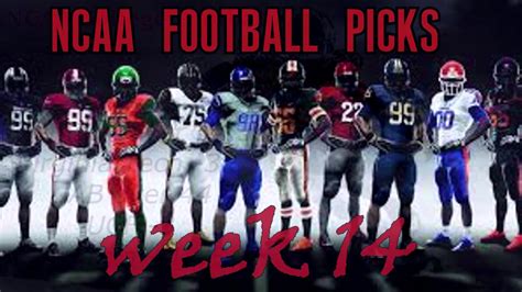 5 Free Ncaa College Football Picks Week 14 Youtube