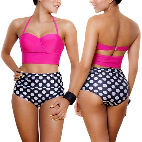 Bikini Retro Push Up Talla 32 Chica Traje De Baño Playa Sexy 399 00