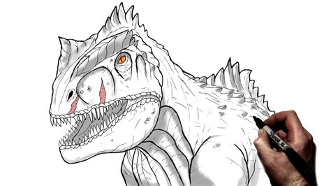 How To Draw The Giganotosaurus New Dinosaur Drawing And Coloring My