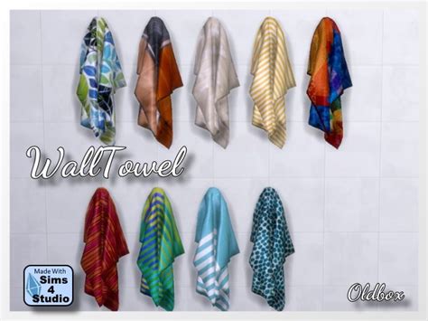 Wall Towels By Oldbox At All 4 Sims Sims 4 Updates