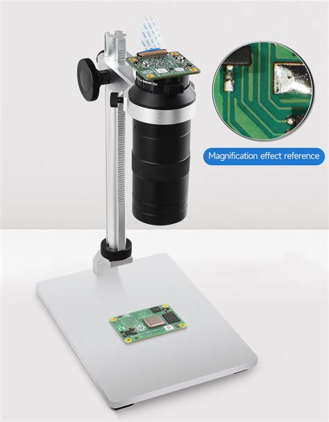 100x Industrial Microscope Lens Ccs Mount Compatible With Raspberry