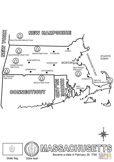 More sketches take a peek at some of the sketches created by our users, are you a sketchite? Massachusetts Map coloring page | Free Printable Coloring ...