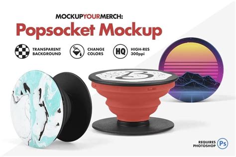 18 Best Popsocket Mockup Psd Templates Free And Premium