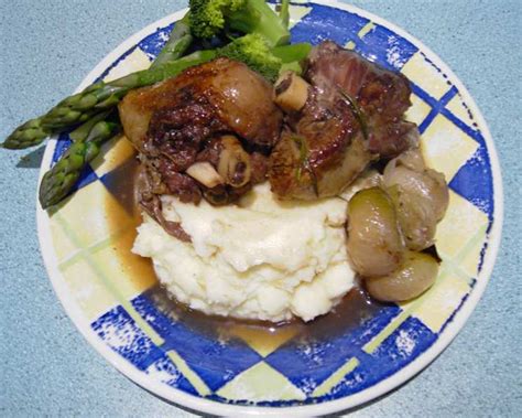 Simmered Lamb Shanks Recipe