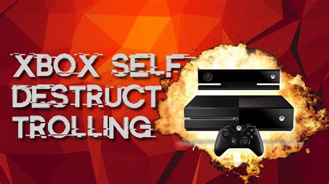 Xbox Self Destruct Troll Hilarious Reaction Youtube