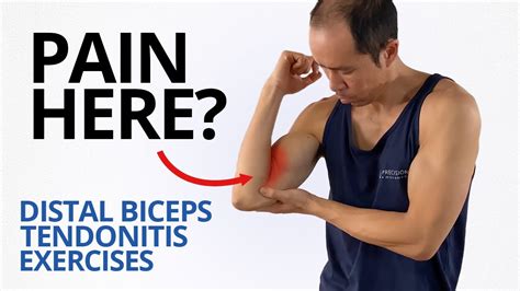 3 Exercises To Heal Distal Biceps Tendonitis Pain Youtube
