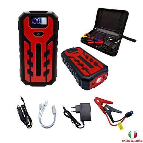 AVVIATORE PER AUTO BATTERIA EMERGENZA 20000MAH STARTER BOOSTER