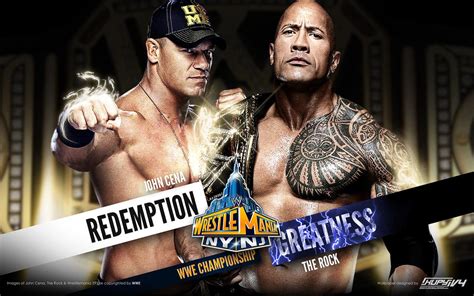 días luchas años de WrestleMania John Cena Vs The Rock Superluchas