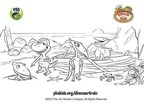 Dinosaur Train Coloring Pages