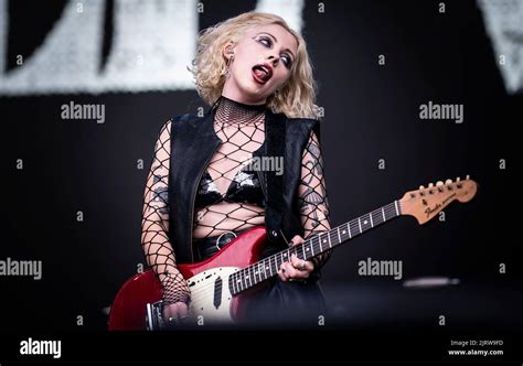 Heather Baron Gracie Performs With Her Band Pale Waves During The Leeds