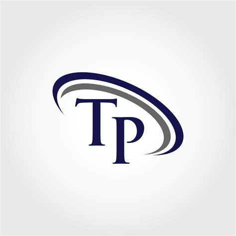 Monogram Tp Logo Design By Vectorseller Thehungryjpeg