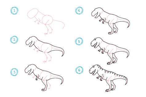 Blog Petit Fernand Aprende A Dibujar Un Dinosaurio