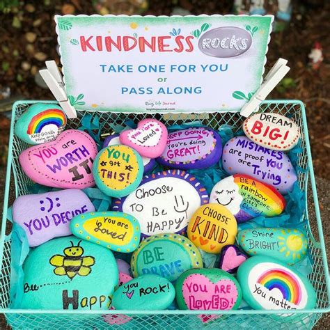 Pin By Julia Federle On Kindness Rock Garden Ideas Painted Rocks Kids