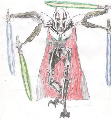 General Grievous Drawing At Getdrawings Free Download
