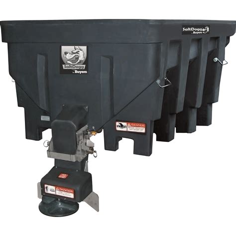 SaltDogg Poly Hopper Spreader — 1.5 Cubic Yard Capacity, Model