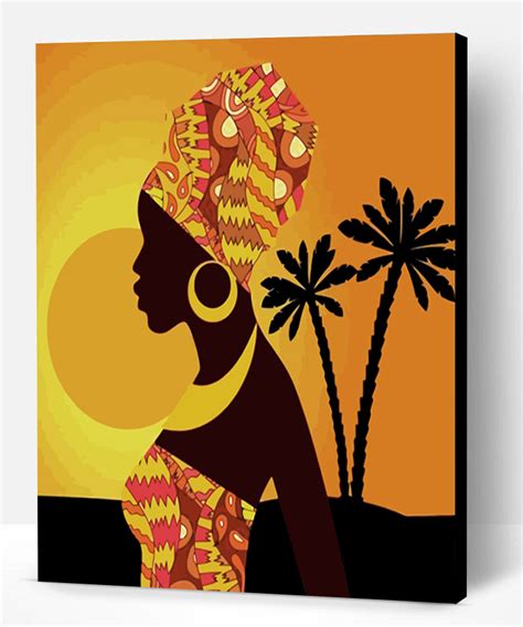Afro Woman Paint By Numbers Paint By Numbers Pro