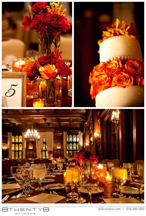 Unfollow orange wedding decorations to stop getting updates on your ebay feed. Orange and Red reception wedding flowers, wedding decor ...