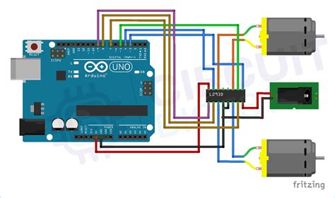 Control Dc Motors With Arduino And L293d Motor Driver Ic