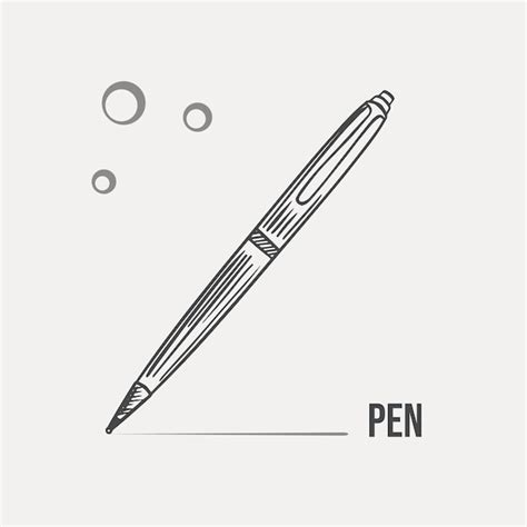Premium Vector Ball Pen Sketch Hand Drawn Vector Eps10