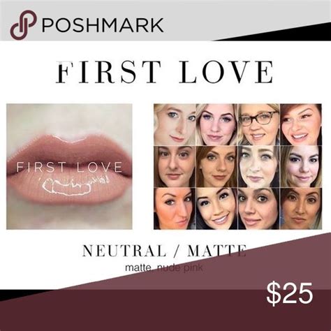 First Love LipSense Creamy Pink Nude Waterproof Smudge Proof Kiss