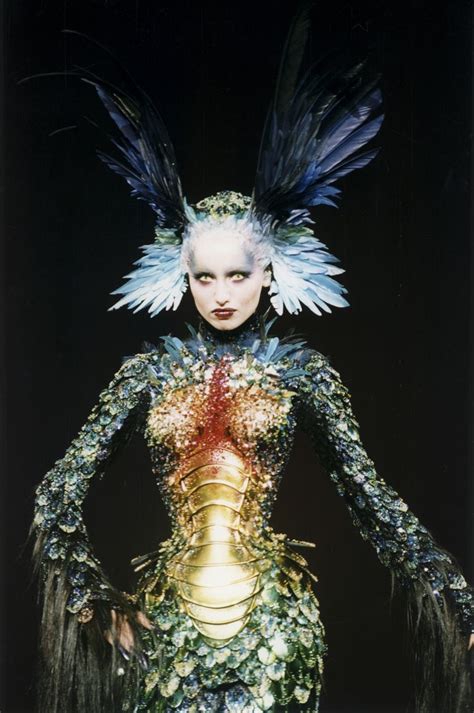 Thierry Mugler Best Looks Lizard Woman Style Haute Couture Couture