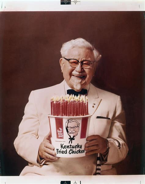 This Photo Of Colonel Sanders Taken In The 1970s He Lived At 1337