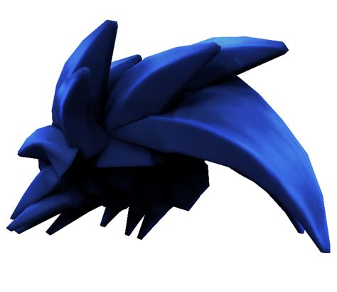 Pc Computer Roblox Blue Swoosh Hair The Models Resource