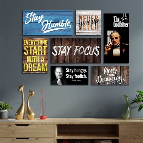 Jual Hiasan Dinding Quotes Motivasi Pajangan Rumah Dekorasi Ruangan Podcast Poster Kerja Kayu