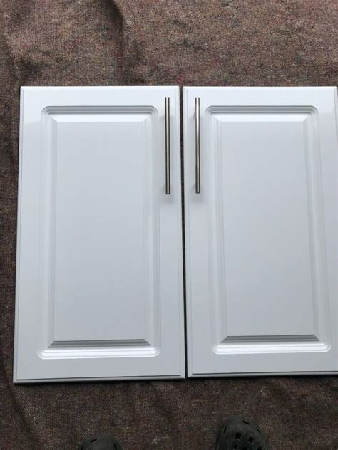 Bandq It Kitchen Chilton White Gloss Cupboard Doors In Shrewton