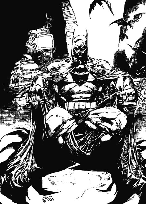 Batman Black And White By Felix Alvarez On Deviantart